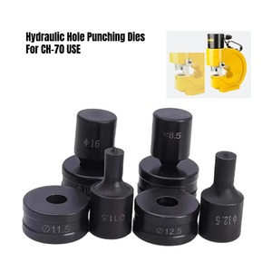 CH-70 thủy lực đấm công cụ máy thép không gỉ khuôn 10.5 13.8 17 20.5 mét rãnh chết Kit tùy chỉnh lỗ dùi kích cỡ - Product Image 6