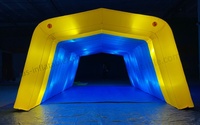Tunnel gonflable LED à changement de couleur personnalisé, arche d'entrée pour événements, boîte de nuit, fête