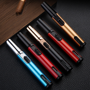 Encendedor de antorcha portátil de butano a prueba de viento de llama única más vendido - Product Image 5