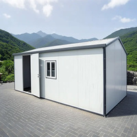 Toit en pente préfabriqué détachable Maison portable préfabriquée minuscule Maison modulaire en conteneur avec toit en pente