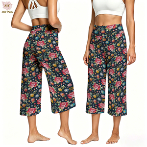 <span class=keywords><strong>Pantalon</strong></span> large à taille haute Meiyang avec broderie personnalisée, <span class=keywords><strong>pantalon</strong></span> de yoga évasé, <span class=keywords><strong>pantalon</strong></span> de détente avec poches, <span class=keywords><strong>pantalon</strong></span> décontracté, vêtements pour femmes - Product Image 1