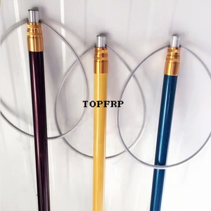 Swimming Pool Safety Equipment Stainless Steel Fiberglass Telescopic <b>Pole</b> Life Saving <b>Hook</b> - Product Image 2