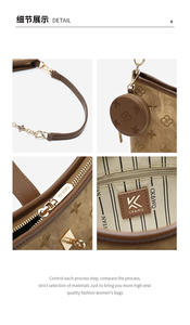 <span class=keywords><strong>Eleganti</strong></span> Borse Tote da <span class=keywords><strong>Donna</strong></span> con Monogramma e Mini Pochette, Versatili Borse a Tracolla da <span class=keywords><strong>Donna</strong></span> con Catena, Borsa a Spalla Hobo Origine Cina - Product Image 4
