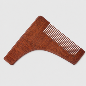 Outil de façonnage de barbe professionnel en bois Amoora, antistatique, résistant à la chaleur, personnalisable, <span class=keywords><strong>peigne</strong></span> à moustache – Vente en gros - Product Image 2