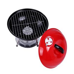 14 Inch Portable Charcoal <strong>Grill</strong> with 3 Point Locking Lid and Dual Venting System for Camping Backyard <strong>Boat</strong> Outdoor BBQ - Product Image 5