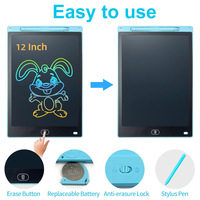 Tablette à dessin Jouet Tableau d'écriture électronique multicolore Outils de peinture LCD éducatifs pour enfants