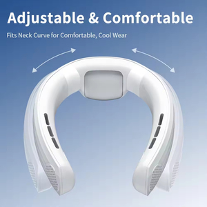 4000mAh USB Rechargeable 360 Degree Cooling Personal <b>Neck</b> Fan Quiet Wearable Bladeless Air <b>Cooler</b> for Home Use - Product Image 2