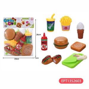 Set Gioco <span class=keywords><strong>Cucina</strong></span> Fast Food EPT, <span class=keywords><strong>Giocattolo</strong></span> in Plastica con Hamburger e Sandwich, Regalo per Bambine, Mini <span class=keywords><strong>Giocattolo</strong></span> a Prezzo Promozionale - Product Image 6