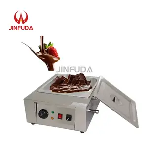 Venta caliente pequeña silicona duradera caliente eléctrica chocolate crisol tanque máquina para 5kg 8kg chocolate