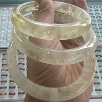 Bracelets ronds en citrine de citron naturel Bracelets de pneus Bracelet en pierre de haute qualité pour femmes