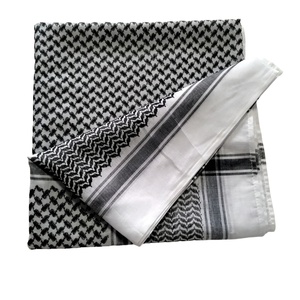 ผ้าโพกศีรษะสำหรับผู้ชายผ้าแจ็คการ์ดลายสก็อตผ้าแจ็คการ์ดลายสก็อตทำจากโพลีเอสเตอร์อาหรับสำหรับฤดูหนาว - Product Image 3