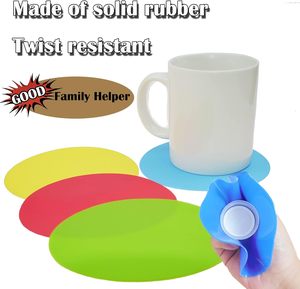 Ouvre-bocal antidérapant en silicone, support de préhension multi-usages, ouvre-bouteille en silicone, sous-verres de cuisine ronds en silicone pour mains faibles - Product Image 5
