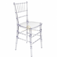Tabouret de bar en plastique transparent, emballage plat démontable, léger (3,2 kg l'unité), faible coût logistique