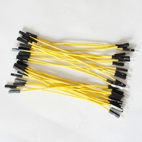 عدة إلكترونية كابل Breadboard pont ذكر أنثى سيليكون dubcable 1P