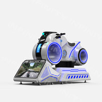 Simulateur de course VR Moteur de moto 9D Simulateur de course de réalité virtuelle Voiture de course Machine de jeu d'arcade Morty Pedal