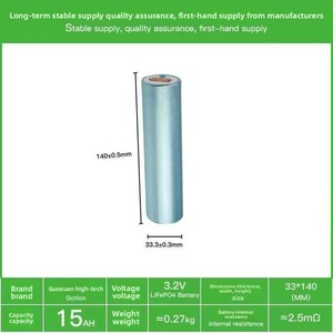 Baterai Lithium Iron Phosphate Gotion Guoxuan 33140 32V 15Ah untuk Kendaraan Listrik Roda Dua/Roda Tiga 25C - Product Image 2