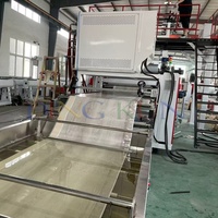 Machine de production de planches de sol en vinyle SPC Dingkun, ligne d'extrusion de revêtements de sol PVC LVT à double vis, haute vitesse, automatique