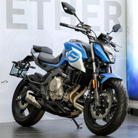 Nouvelle Moto Électrique à Injection, Refroidie par Eau, Double Cylindre NK400/NK250, 400-600cc, 160Km/h, Moto de Route Robuste pour Hommes