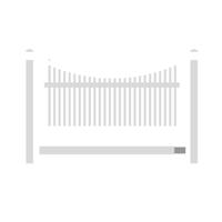 UV-bestendig PVC gesloten schutting met privacyelementen voor tuindecoratie, decoratieve tuinschutting van PVC vinyl.