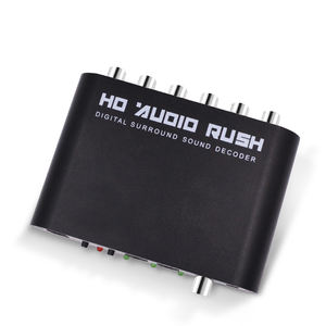 Decoder <span class=keywords><strong>Audio</strong></span> 5.1 CH da SPDIF Coassiale a RCA, Convertitore Digitale Ottico DTS AC3, Amplificatore Analogico HD per - Product Image 5