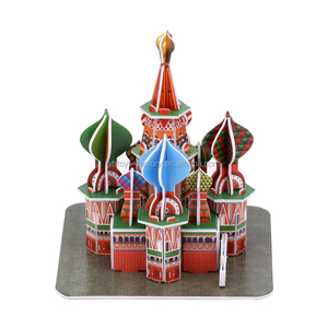 Rompecabezas 3D <span class=keywords><strong>de</strong></span> la <span class=keywords><strong>Catedral</strong></span> <span class=keywords><strong>de</strong></span> San Basílio, Arquitectura Mundialmente Famosa, Modelo 3D, Juguete <span class=keywords><strong>de</strong></span> Regalo - Product Image 3