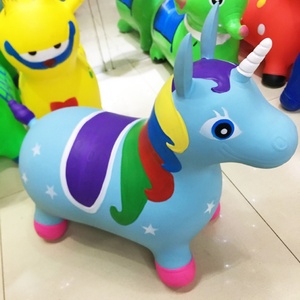 Toptan kalınlaşmış atlama at lateks şişme oyuncaklar çocuklar için Pony kauçuk at anaokulu için - Product Image 3