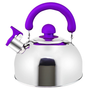 Hervidores de Agua de Acero Inoxidable de Grado Alimenticio 201/304 de 2.5L con Silbato para Estufa, de Precio Económico, Calentamiento Rápido para Estufa - Product Image 4