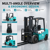 Forklift Listrik PL 3.5 Ton Baterai Lithium Counterbalance Fork Lift Truck 3500 kg Beban Angkat 3000 mm untuk Pengangkutan Kargo Pelabuhan