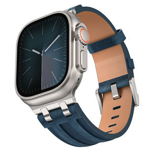 Correa de Reloj de Cuero Personalizada de <span class=keywords><strong>40</strong></span> <span class=keywords><strong>mm</strong></span> 44 <span class=keywords><strong>mm</strong></span> <span class=keywords><strong>40</strong></span> 46 <span class=keywords><strong>mm</strong></span> con Caja para <span class=keywords><strong>Apple</strong></span> <span class=keywords><strong>Se</strong></span> 2ª y 3ª Generación - Product Image 1