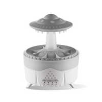 Meilleur cadeau : Diffuseur d'arômes unique en forme de nuage UFO avec télécommande, lumière d'ambiance, décoration de bureau pour la maison