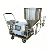 Machine de remplissage semi-automatique industrielle 40L à pompe magnétique à engrenages pour miel, pâte de tomate, crème, liquides, chocolat et huile