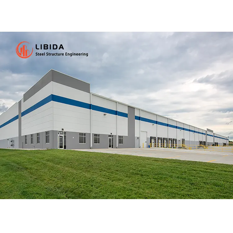 Low Price Steel Beams Structures Industrial Warehouse Building with ce iso certification