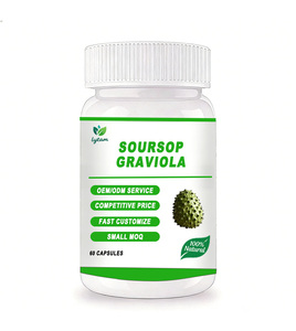Lytam OEM Supply Custom Soursop Seeds Graiola Extract <strong>Capsules</strong> 60days Guanabana Annona 120 <strong>Graviola</strong> <strong>Capsules</strong> - Product Image 1