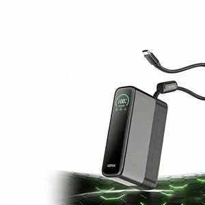 Banque d'alimentation haute capacité IDMIX 20000mAh avec câble intégré, charge rapide 100W et écran numérique pour ordinateur portable et téléphone - Product Image 2