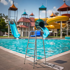 Chaise de sauveteur de <span class=keywords><strong>piscine</strong></span> en acier inoxydable avec échelle de sauvetage Équipement de <span class=keywords><strong>piscine</strong></span> essentiel - Product Image 1