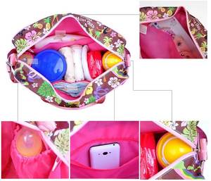 Bolso de hombro para mamá, bolso para pañales, bolso para cambiar pañales elegante, estilo mensajero, grandes y correas ajustables - Product Image 5