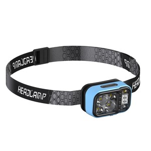 Lampe frontale Skywolfeye 2000mAh rechargeable à LED avec bande réglable pour le cyclisme, la course à pied, la pêche, lumière portable - Product Image 5