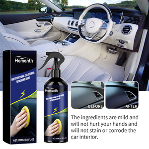 Omontesimo agente di ricostruzione interna per <span class=keywords><strong>auto</strong></span> multifunzionale in plastica per rinnovare il liquido volante kit di pulizia del tappetino del sedile - Product Image 3