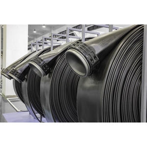 <span class=keywords><strong>Tuyau</strong></span> flexible en TPU <span class=keywords><strong>de</strong></span> grand diamètre aplati et courbé avec raccord VIC utilisé <span class=keywords><strong>pour</strong></span> le transport du pétrole et du <span class=keywords><strong>gaz</strong></span> - Product Image 5