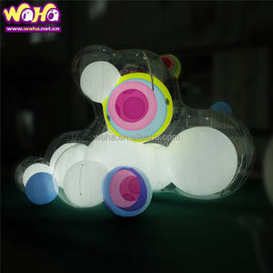 <span class=keywords><strong>Marionnette</strong></span> de requin gonflable <span class=keywords><strong>géante</strong></span> de 3.5m ballon d'animal marin de dessin animé d'explosion pour la décoration d'événement de défilé - Product Image 5