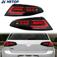Feux arrière HETOP Golf 7 2013-2017, feux arrière LED, mise à niveau Golf 8.5, design arrière LED, feux arrière Plug and Play pour Volkswagen