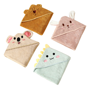 Toalla con capucha <span class=keywords><strong>de</strong></span> animales <span class=keywords><strong>para</strong></span> bebés <span class=keywords><strong>de</strong></span> primera calidad, juego <span class=keywords><strong>de</strong></span> <span class=keywords><strong>toallas</strong></span> <span class=keywords><strong>de</strong></span> <span class=keywords><strong>baño</strong></span> <span class=keywords><strong>de</strong></span> ducha <span class=keywords><strong>de</strong></span> felpa <span class=keywords><strong>para</strong></span> bebés - Product Image 2