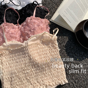 <span class=keywords><strong>Canotta</strong></span> snellente a fiore Stereo da <span class=keywords><strong>donna</strong></span> in <span class=keywords><strong>pizzo</strong></span> di bellezza avvolgente sul petto un pezzo ricamato con reggiseno imbottito <span class=keywords><strong>canotta</strong></span> da <span class=keywords><strong>donna</strong></span> - Product Image 6
