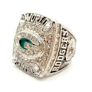 2010 Green Bay Packaging Team Champion Men's Rose Gold Plated Alloy <b>Fashion</b> <b>Ring</b> Souvenir Collection Wedding Party Birthday Gift - Product Image 2
