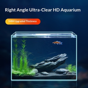 Kit <span class=keywords><strong>d</strong></span>'<span class=keywords><strong>aquarium</strong></span> JSD Gold Crystal Ultra White à <span class=keywords><strong>angle</strong></span> droit avec éclairage LED et <span class=keywords><strong>filtre</strong></span> 3-en-1 <span class=keywords><strong>pour</strong></span> <span class=keywords><strong>d</strong></span>ébutants en betta - Product Image 3