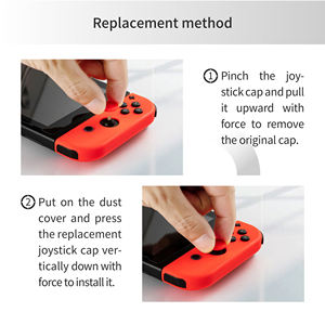 Remplacez la coque par un joystick Hall NS40, accessoires de jeu, capuchon de remplacement pour joystick Hall pour Nintendo Switch/Oled/<span class=keywords><strong>Lite</strong></span> - Product Image 4