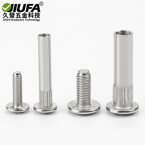 JiuFa Clamp Screws Nickel Plated Cold Rolled Steel One Piece Molding <b>Wardrobe</b> Connectors - Product Image 1