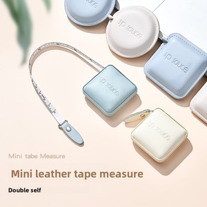 Mini cinta métrica portátil de cuero suave <span class=keywords><strong>para</strong></span> uso doméstico <span class=keywords><strong>para</strong></span> ropa, medidas de cintura de sastre, regla métrica pequeña <span class=keywords><strong>para</strong></span> el hogar - Product Image 2