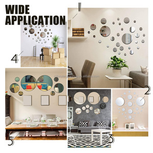 DIY Room Decore 26PCS Removable Acrylic <strong>Mirror</strong> <strong>Wall</strong> Stickers Self Adhesive Art <strong>Mirror</strong> Decal Home Decor <strong>Mirror</strong> - Product Image 3
