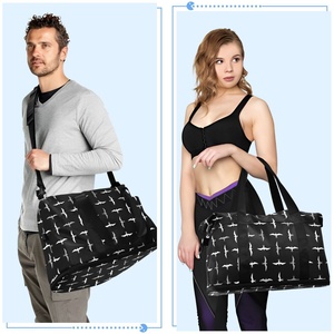 Bolsa de Viaje Grande con Estampado Personalizado Hawaii Iwa para Mujer, Bolsa de Viaje de Fin de Semana, Bolsa de Lona, Bolsa de Equipaje para Pasar la Noche con Funda para Trolley - Product Image 6